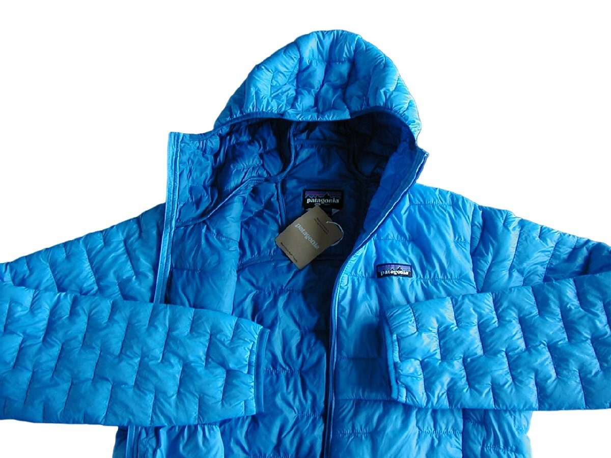 【未使用S】 パタゴニア M’s マイクロ・パフ・フーディ ■ patagonia Vessel Blue (VSLB)■拍卖