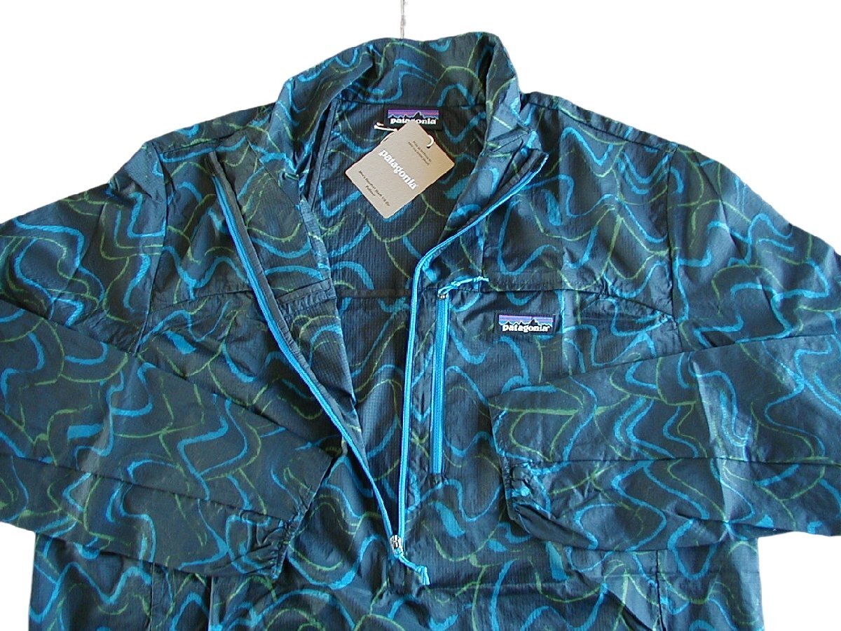 【未使用M】M’s パタゴニア フーディニ・スタッシュ・1/2ジップ・プルオーバー ■ patagonia Small Currents: Endless Blue (SCEL) ■拍卖