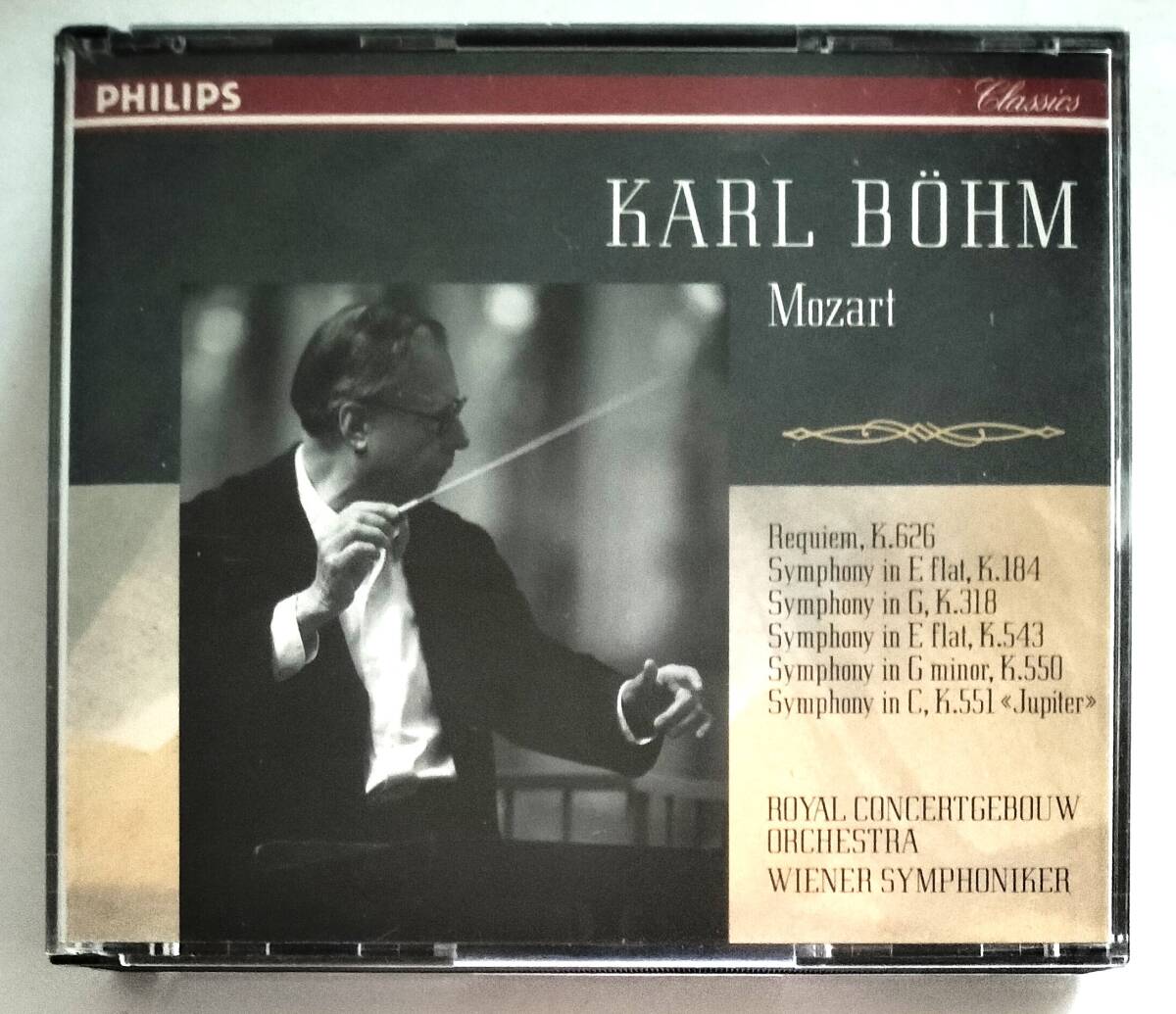 モーツァルト:レクイエム、交響曲集 ベーム 2CD モノラル録音拍卖