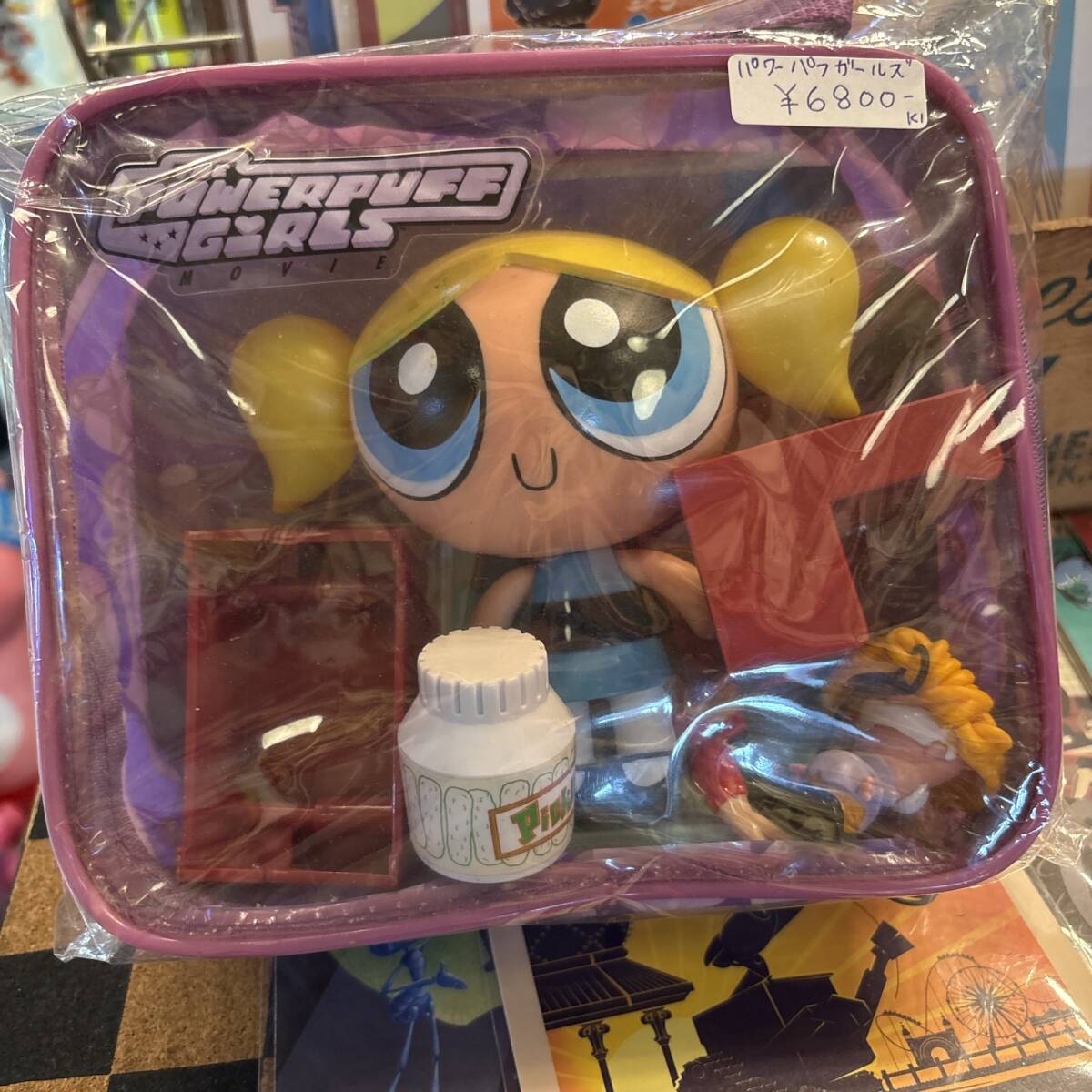 ヴィンテージ★パワーパフガールズ バブルス フィギュア セット★カートゥーンネットワーク、レトロ拍卖