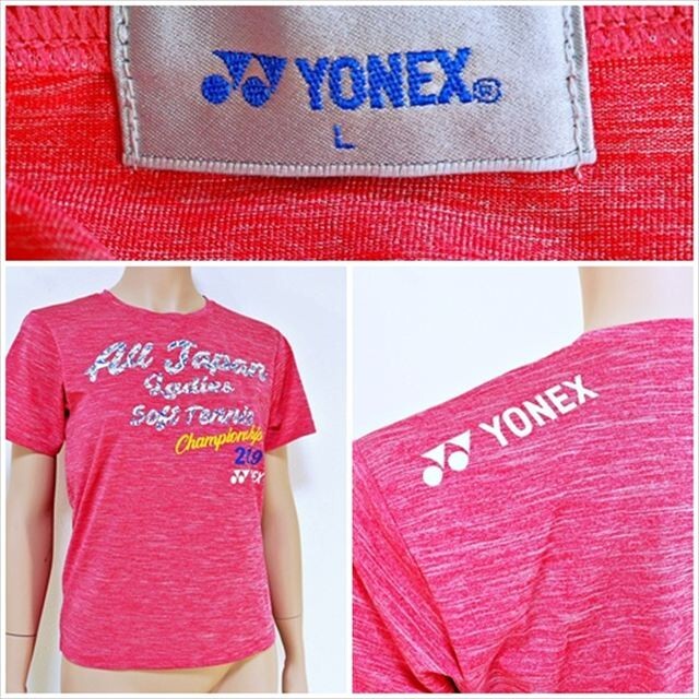 BE4-T84☆//YONEX/ヨネックス♪L*2019年全日本レディースソフトテニス選手権記念モデル*トップス※一番安価な送料はゆうパケットなら250円拍卖