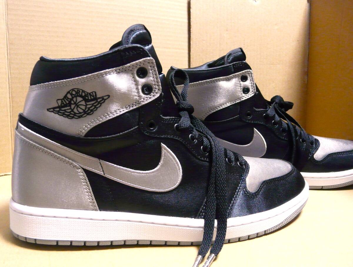 送料無料 NIKE AirJordan1 SatinShadow ナイキエアージョーダン1 28.5cm ES 未使用品拍卖