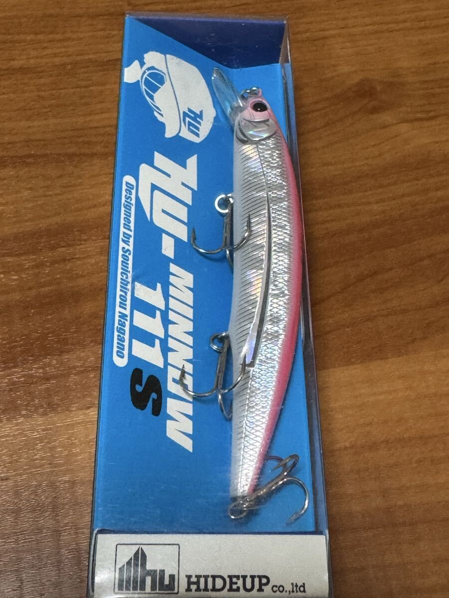 ハイドアップ HUミノー 111S【新品未使用】ピンクグロー拍卖