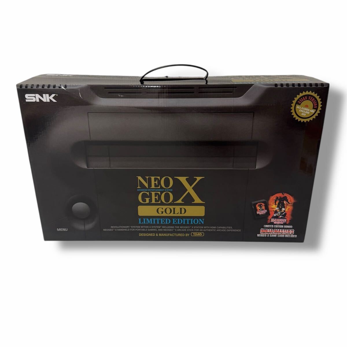 【ほぼ新品】ネオジオゴールド リミテッドエディション NEOGEO X GOLD LIMITED EDITION拍卖