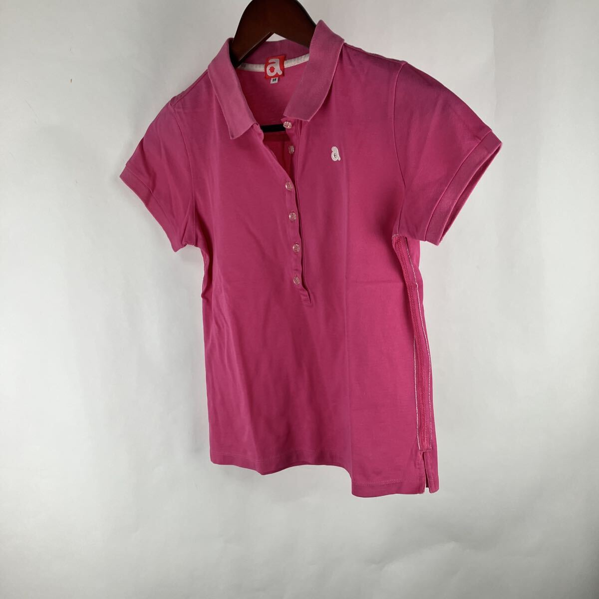 ARCHIVIO アルチビオ スポーツウェア ポロシャツ ピンク ゴルフウェア 半袖ポロシャツ GOLF 半袖 ゴルフ コットン拍卖