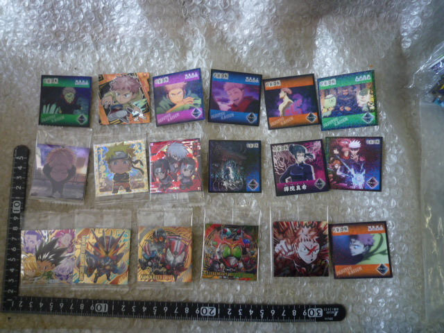 送料無料 呪術廻戦 ナルト ハンターハンター 仮面ライダー ウエハースシール おまとめ 現状渡し品拍卖