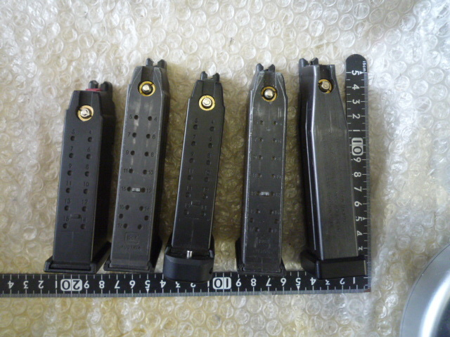 TTI マガジンバンパー 組込み済み 等 ガスブロ GBB GLOCK グロックシリーズ マガジン まとめて 現状渡し品 拍卖
