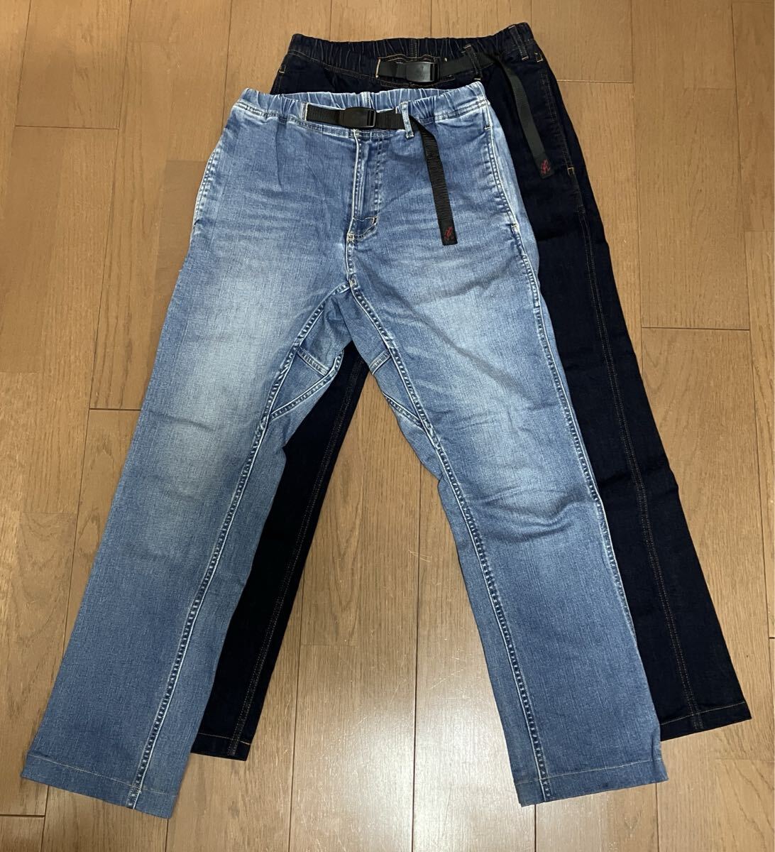 グラミチ デニムパンツ2本セット / GMP-14F005 2011-DEJ ナローパンツ ストレートパンツ拍卖