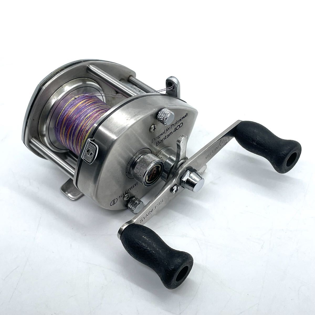 シマノ バンタム リール ベイトリール ヴィンテージ 釣具 フィッシング オールド Bantam 初期モデル 金属ボディ SHIMANO 右巻き I9拍卖