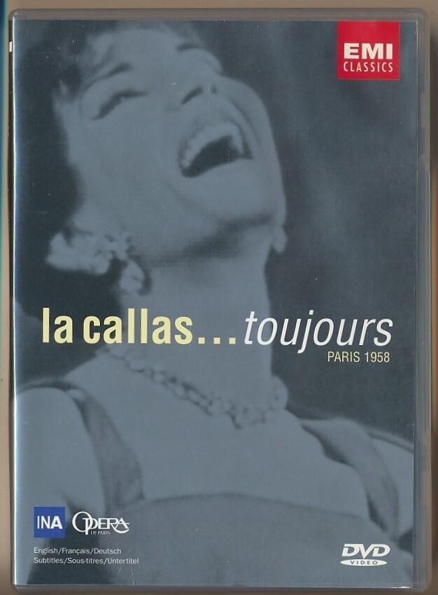 DVD●マリア・カラス LA CALLAS...TOUJOURS 輸入盤拍卖