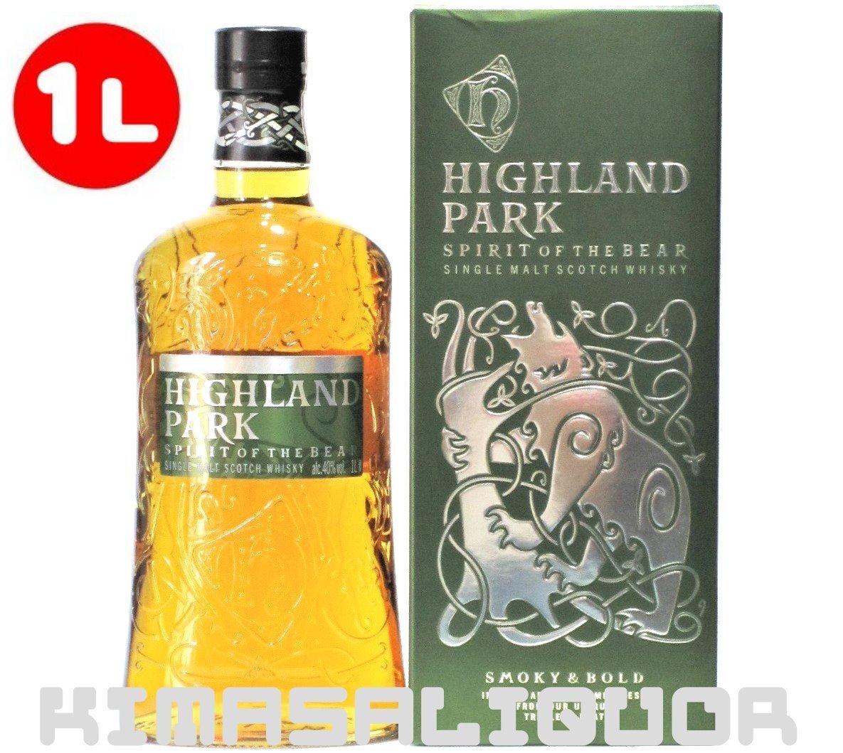 ハイランドパーク スピリット・オブ・ザ・ベアー 並行品 箱付き 40度 1000ml (1L)拍卖