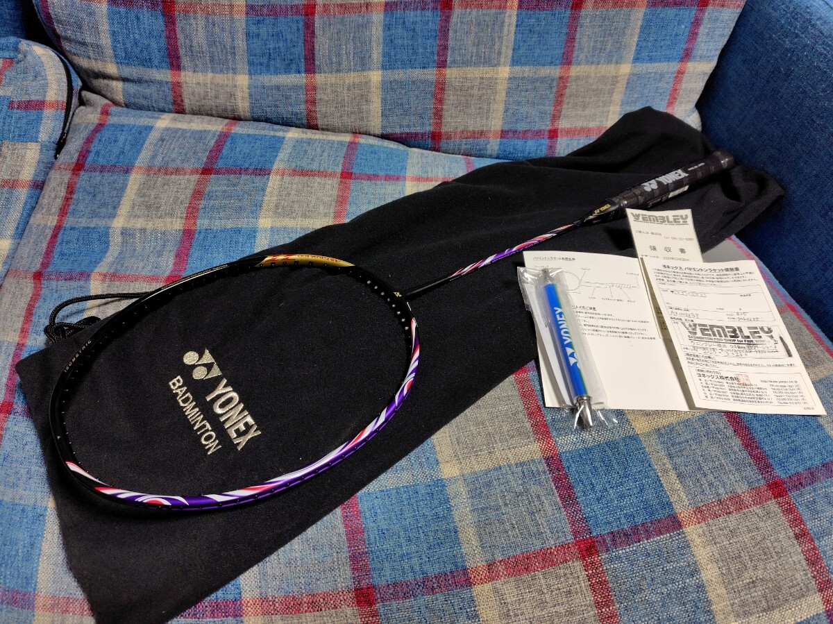 YONEX ヨネックス ASTROX 100 zz BP 4UG5 新古品 バドミントンラケット アストロクス 100 zz BP 希少 販売店限定 パープルゴールド 紫赤金拍卖