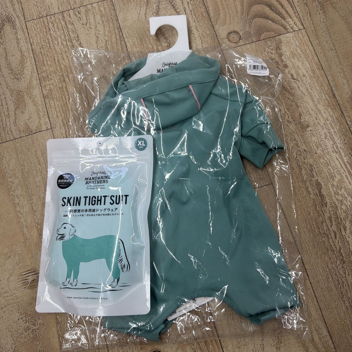 2着売り XL【MINT スキンタイトスーツ】【GREEN ウォーターリペレントスキンタイトスーツ】MANDARINE BROTHERS マンダリンブラザーズ拍卖