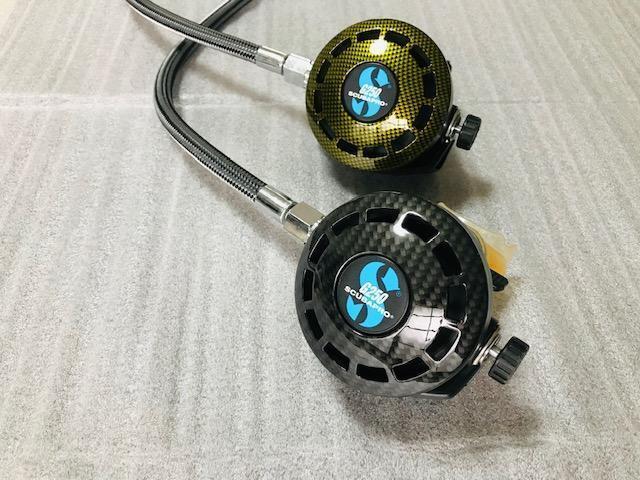 レストモッドを施して、ブラッシュアップしたレギュ&オクト セット( Used )/ SCUBAPRO MK20 ・G250 ・G250 OCT / Miflex hoses 採用拍卖