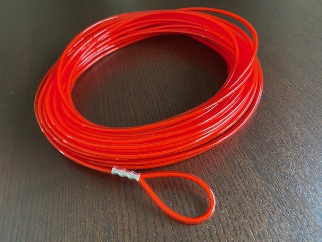 スピアフィッシング用 キンクしない 高品質 チューブタイプ・フロートライン 20M (新品)拍卖