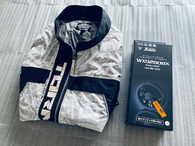 XEBEC / 空調服・ファン×2個・バッテリー&充電器一式 / ジーベック / 寅壱拍卖