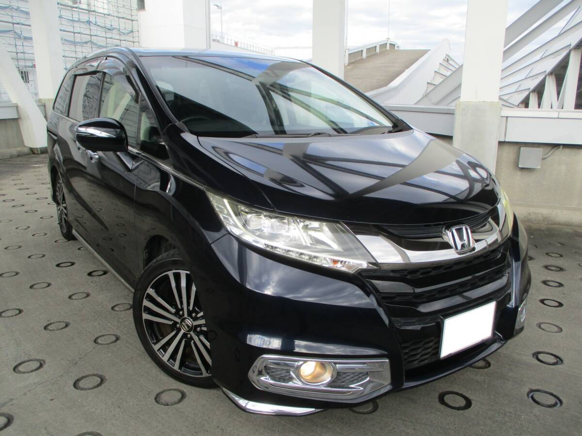 H27 上級ODYSSEY【 アブソルート 20th anniversary 】車検09.11 純正ナビ/DTV/パドル/クルコン/ダウンモニター/両パワスラ/美車/127.000km拍卖