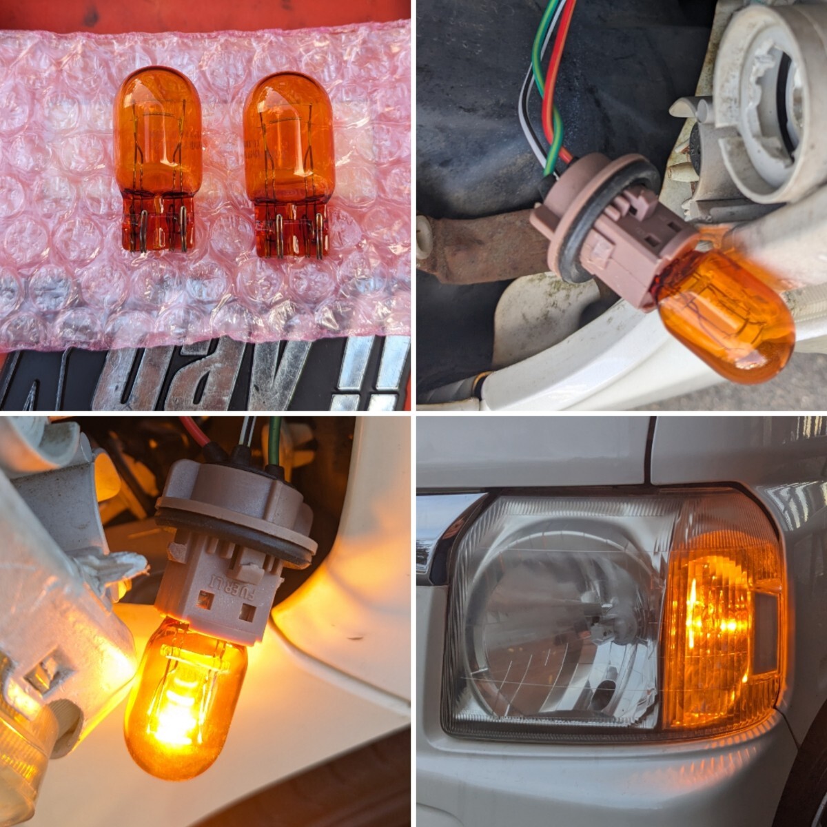 ホンダ バモス アクティ ホビオ アクティバン 軽トラ 軽バン USDM HDM カリフォルニア 北米仕様 サイドマーカー ローライダー拍卖