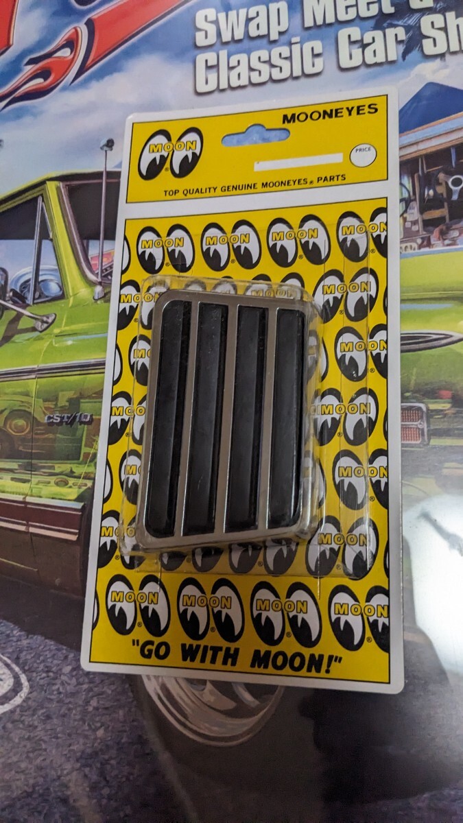 ムーンアイズ ブレーキペダルカバー ペダルパッド ローライダー ホットロッド カスタムカー アクセサリー アメリカ雑貨 USDM 北米拍卖