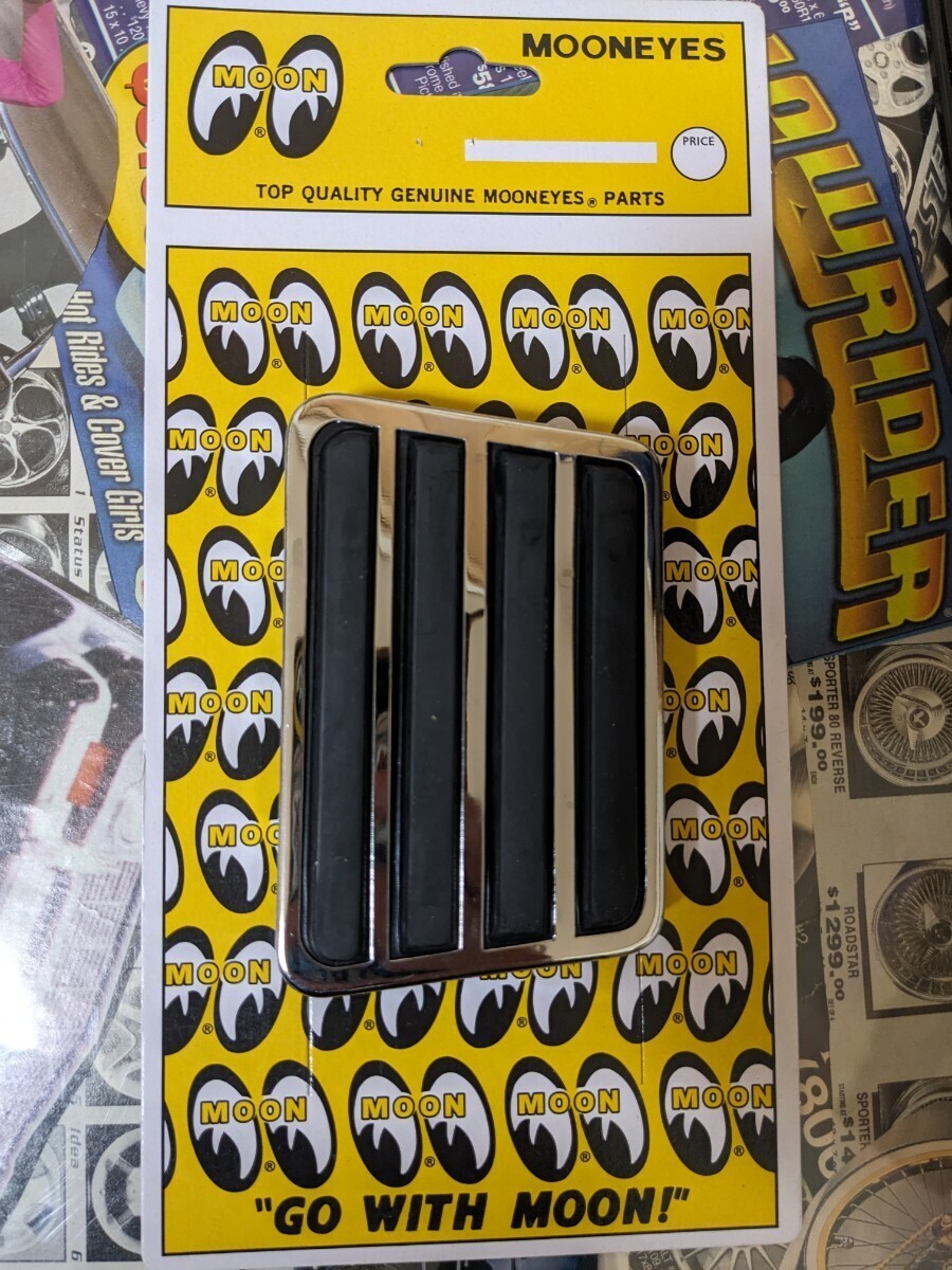 ムーンアイズ ブレーキペダルカバー ペダルパッド ローライダー ホットロッド カスタムカー アクセサリー アメリカ雑貨 USDM拍卖