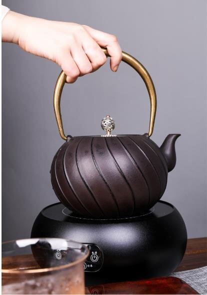 ★新品 急須 鉄びん 鉄分補給 未塗装鉄器 茶壺 提梁壷 水壷拍卖