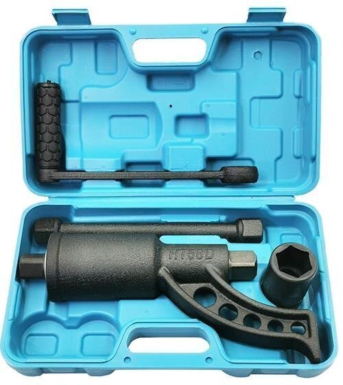 58倍ギアレンチ 32mm/33mm ギアレンチセット ソケット パワーレンチ 倍力レンチ ホイール交換 大型車 トラック タイヤ交換用拍卖