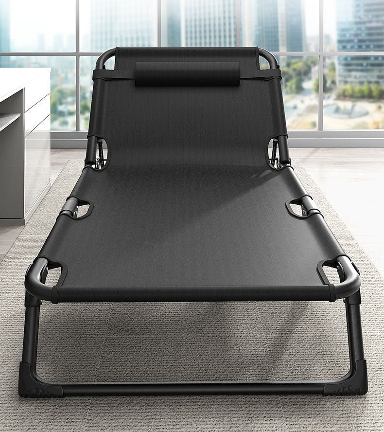 美品★家庭用簡易折りたたみベッド昼休み神器オフィスの大人の昼寝ベッド屋外の小さいベッド付き添いベッド 56cmx176cm拍卖