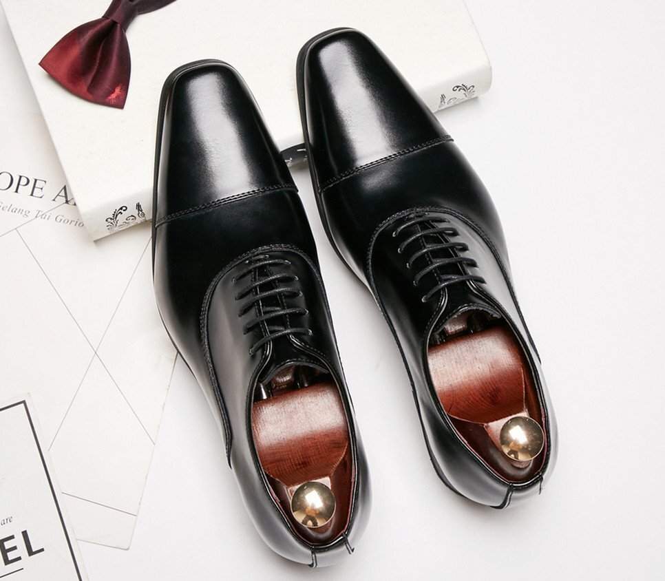 ★未使用★【早い者勝ち】メンズ 通勤 仕事 本革 高品質 美品 ビジネスシューズ 27.0cm拍卖