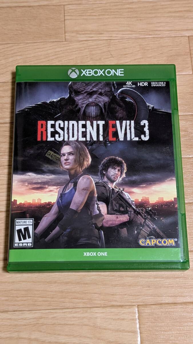【Xbox One】中古 Resident evil RE:3 北米版拍卖