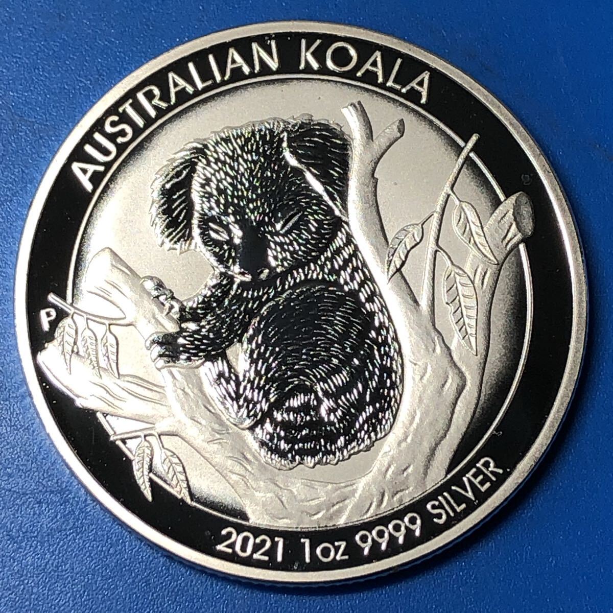 オーストラリア エリザベス2世 1オンス コアラ 大型銀貨 koala シルバー 2021年 コインメダル 硬貨拍卖