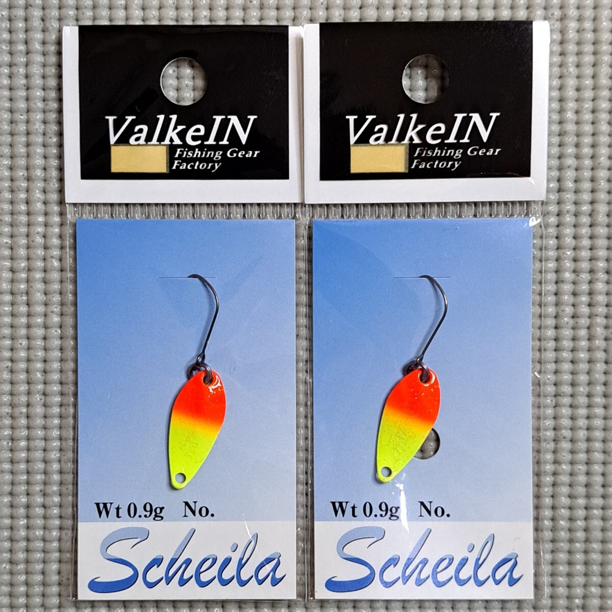 ValkeIN ヴァルケイン Scheila シャイラ 0.9g 2枚 F.SO1ホロリウム スプーン エリアトラウト管釣り拍卖