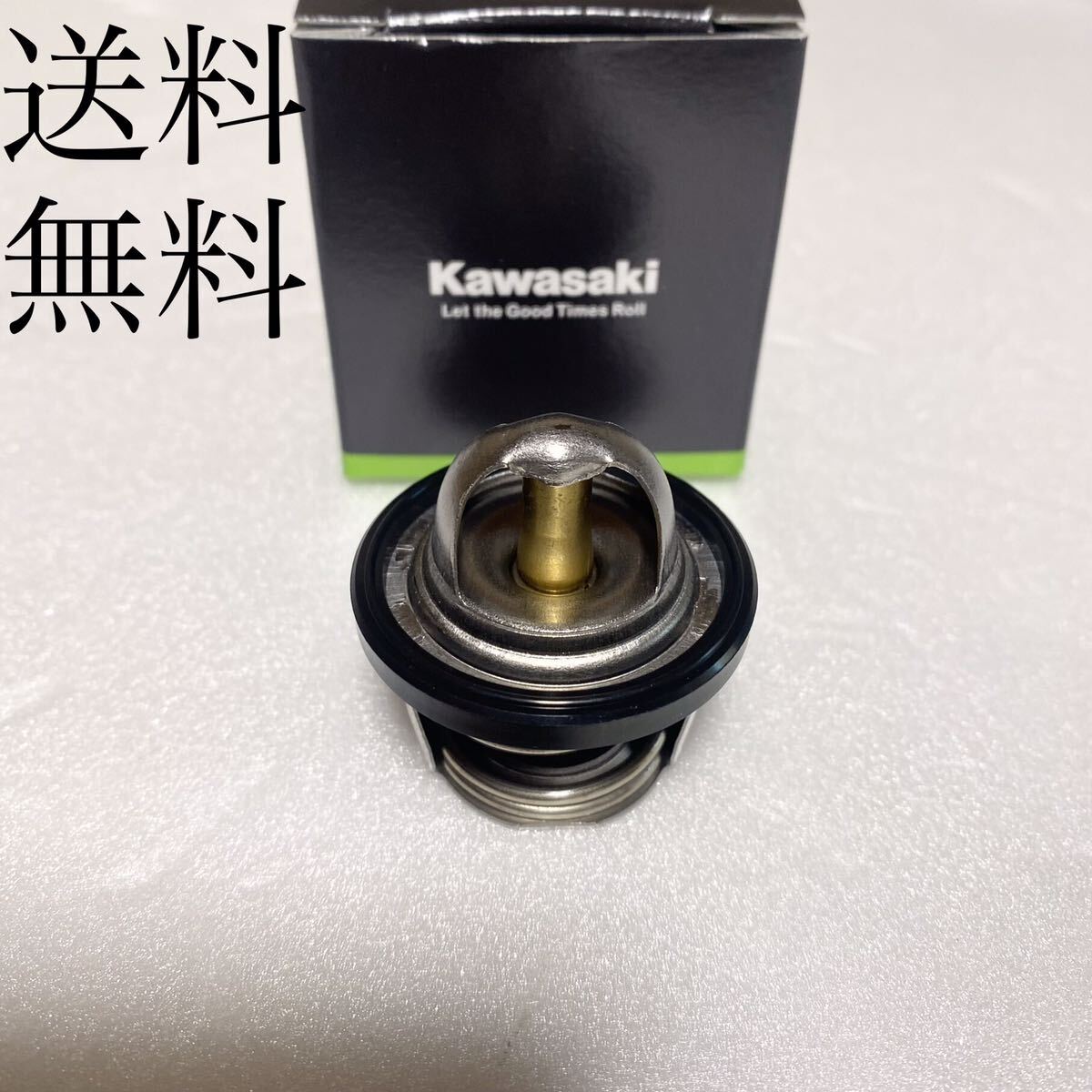 送料無料 カワサキ純正 新品 バリオス250 A4~A6用 バリオスⅡ サーモスタット サーモ エンジン 水温 パッキン ガスケット 1225A拍卖