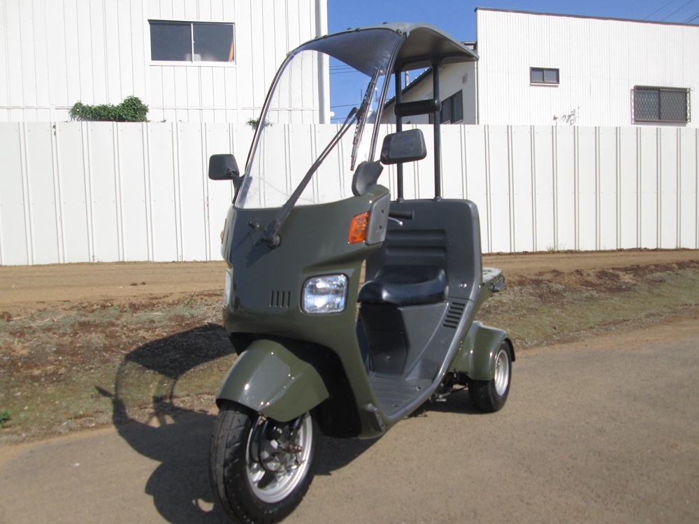 横浜発 4スト TA03-111番台 モスグリーン ジャイロキャノピー ドライブベルト、ウエイトローラー、エンジンオイル新品交換済拍卖