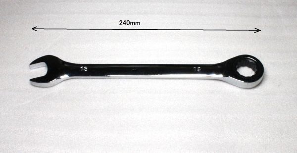 板ラチェットレンチ 18mm コンビネーションレンチ拍卖