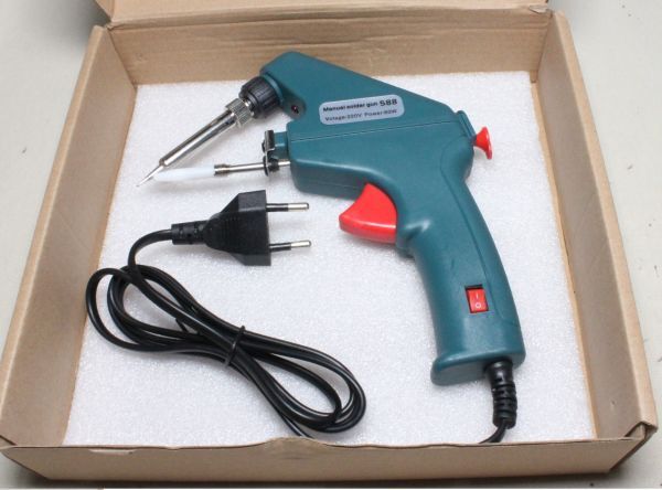 60W 200V 半自動 はんだ銃 電気はんだごて 半田ごて.拍卖