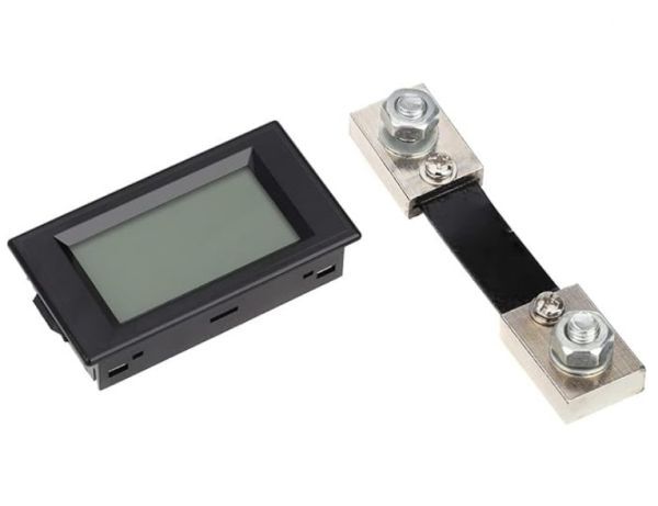 100A デジタル LEDパネル 電流計 シャント抵抗 アンペアメーター アンメーター.拍卖