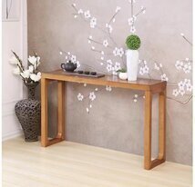 強力推薦★高品質★ アンティーク調デザインコンソールテーブル電話台 テーブル 花台リビン 木製 玄関テーブル サイドテーブル拍卖