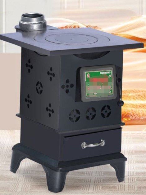 農村室内ガス化暖房炉砲弾炉防熱薪媒体両用新型厚くした無煙薪かまど焼きストーブ拍卖