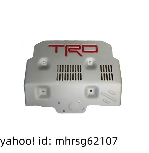 トヨタ ハイラックスサーフ 4runner 14-19 TRDタイプ フロント スキッドプレート レッド アンダー ガード 1P拍卖