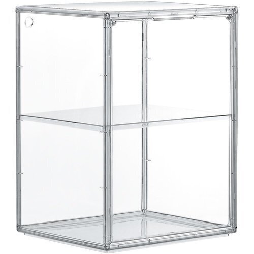 新品 八番屋 一つ 幅29.2×奥25×高さ40cm クリア 重ね可能 マグネ 透明展示ケース 収納 フィギュアケース拍卖