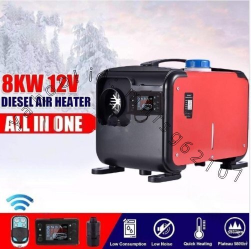8KW 12V 軽油 エアヒーターキットFFヒーター車用ヒーター 車載暖房 低燃費 大容量 省エネ エアパーキングヒーター燃料タンク付き船舶 トラ拍卖