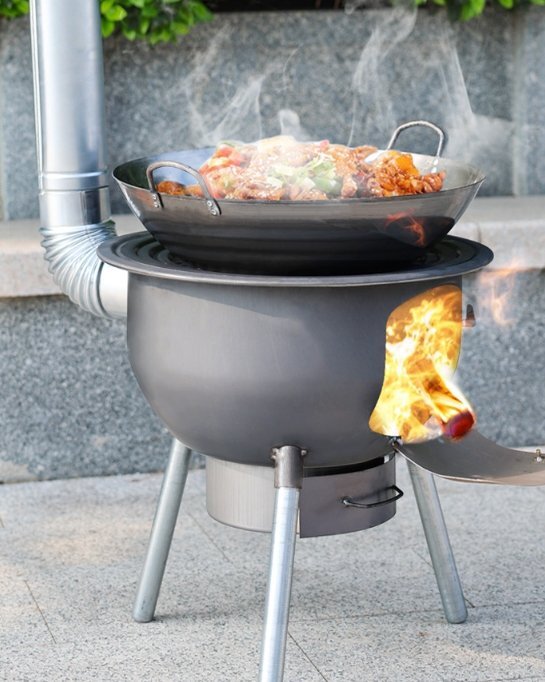 新式薪ストーブ家庭用薪を燃やす農村移働薪ストーブ大鍋コンロ屋外無煙拍卖