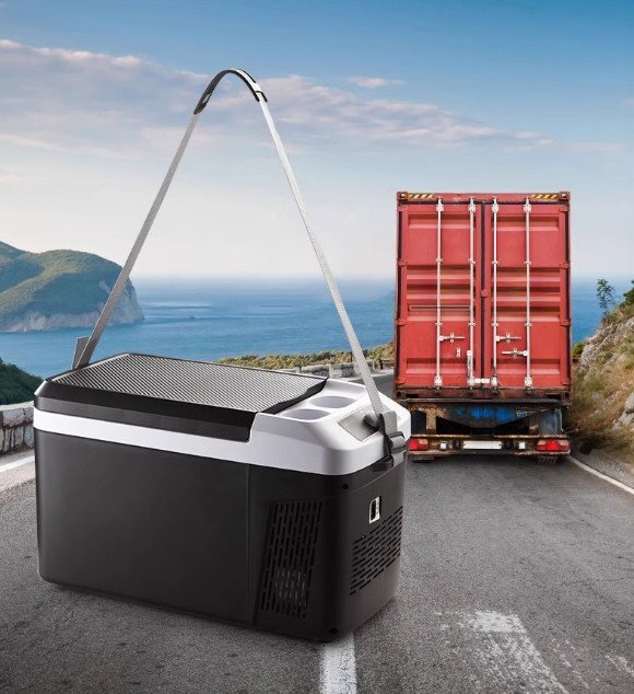 車載冷蔵庫15 Lトラック自動車小型冷蔵庫拍卖