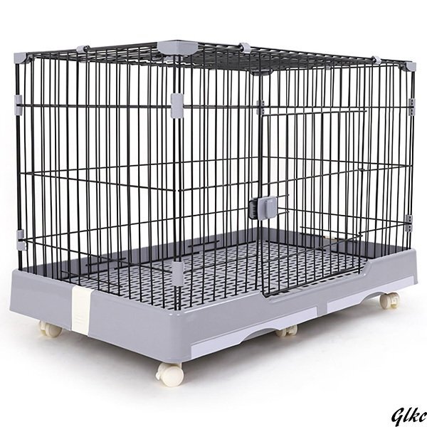 【キャスター付きで移動が簡単。掃除や部屋のレイアウト変更も楽】  ペットケージ 小動物ケージ ペットサークル ペットフェンス拍卖
