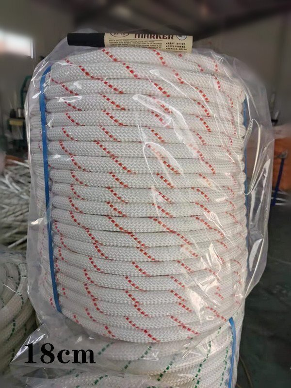 レジャーボートの係船索やアンカーロープ、土木 建築 工事等、幅広い用途(汎用性)船舶、漁業、マリン用として最適 18mm x100m拍卖