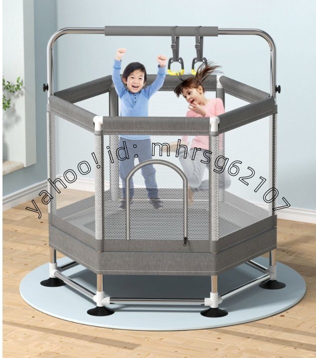 子供用トランポリン 室内用 ジャンプバウンサー 家庭用 幼児 キッズ 飛び跳ね遊び 安全設計拍卖