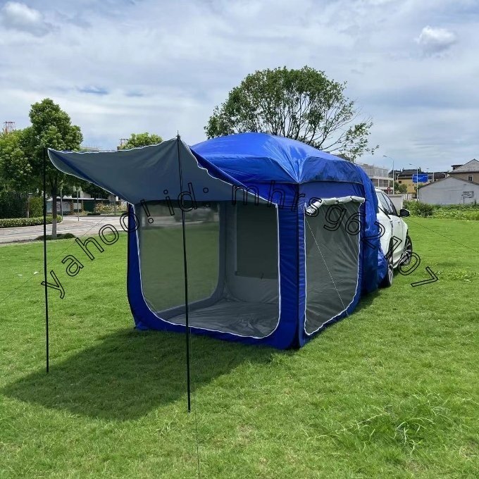 リアハッチテント(バックドアテント)◆ポップアップ式◆リアゲートテント◆カーサイドタープ◆高さ2m×幅2m×奥行2m◆車中泊拍卖