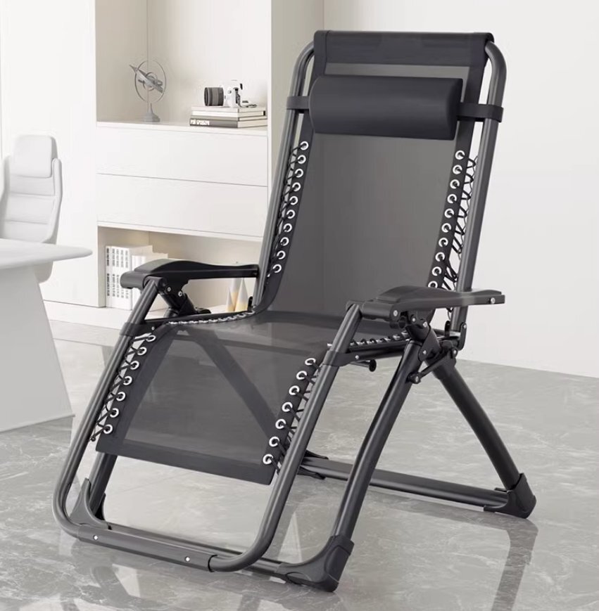 リクライニングチェア折りたたみ昼休みオフィスベランダ家庭用レジャーチェア昼寝ベッド背もたれ冷やし椅子拍卖