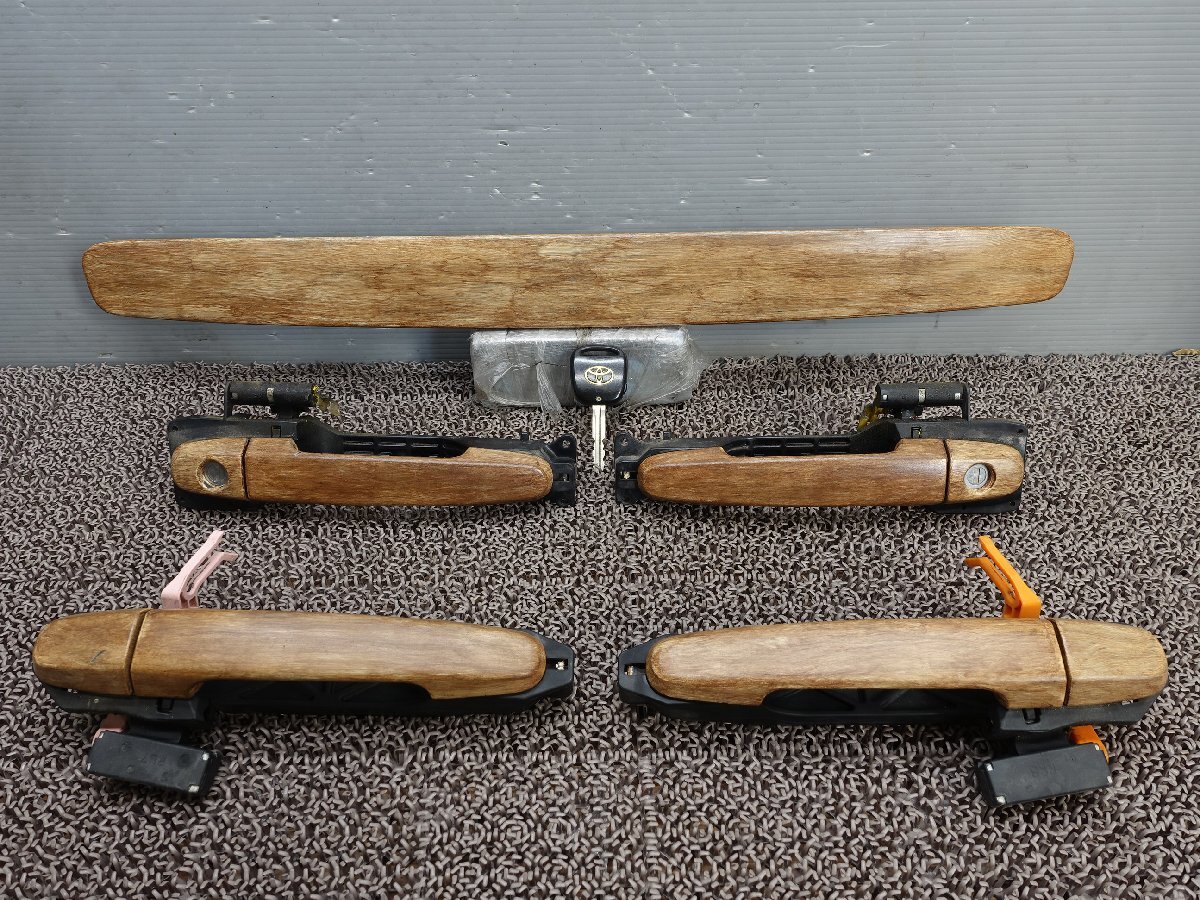 9152 プロボックス NCP51V 木目調アウタードアハンドル4点 木目調リアガーニッシュセット ウッド調拍卖