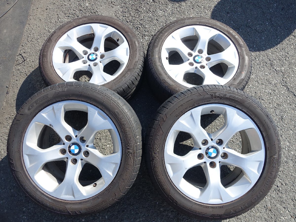 002-79 BMW純正 X1 CHAMPIRO/チャンピロ HPY GT RADIAL/ラジアル アルミホイール タイヤセット 17×7.5j 5H 225/50ZR17 4本拍卖